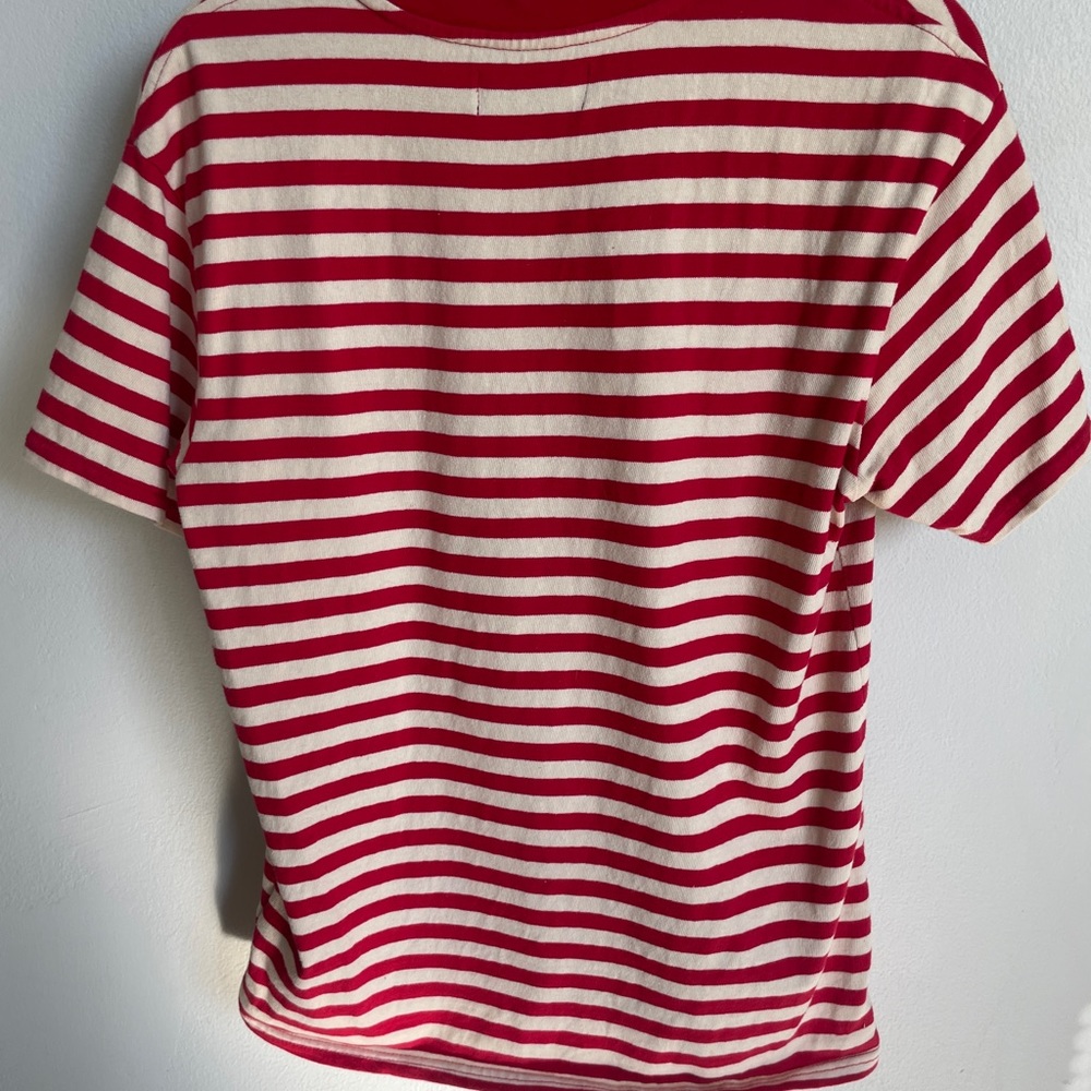 Pacsun Red and White striped tee, men’s small